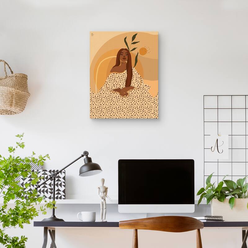 Her Strength by Princella Canvas Art Print