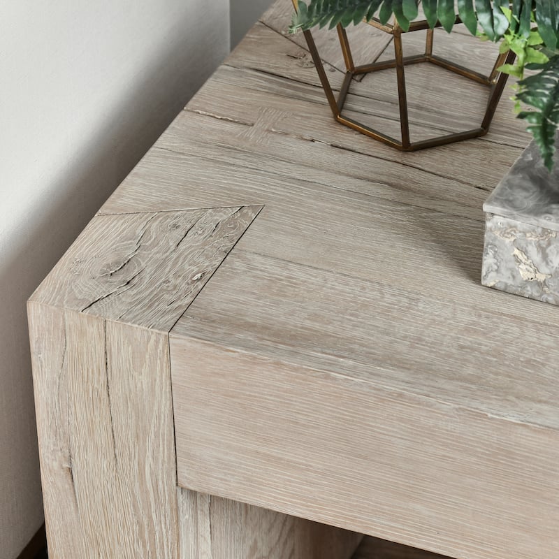 Classic Home Bristol Cracked Oak 24" End Table