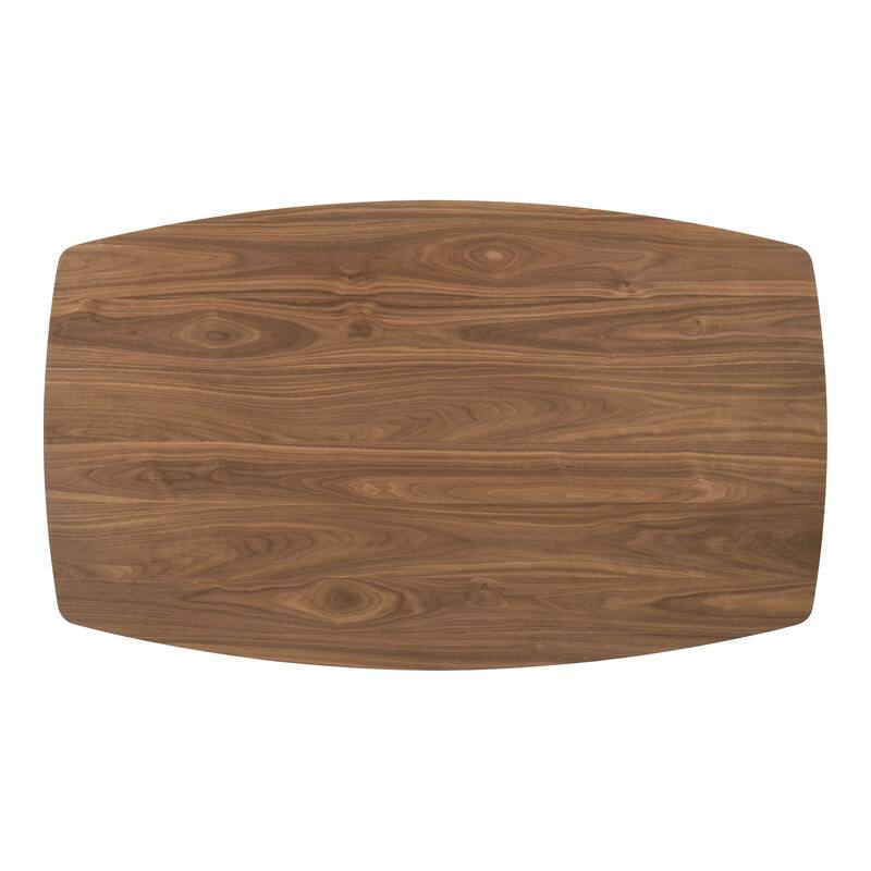 Furniture of America Shaw Mid-century Walnut Wood Counter Height Dining Table