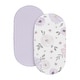 preview thumbnail 2 of 4, Sweet Jojo Designs Purple Boho Floral Girl 2 Pack Baby Bassinet Fitted Sheets Lavender Pink Bohemian Shabby Watercolor Farmhouse