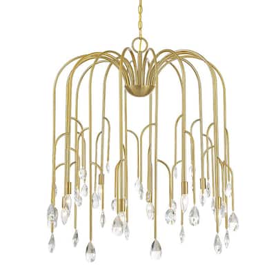 Savoy House 1-6688-8 Anholt 8 Light 32" Wide Crystal Abstract
