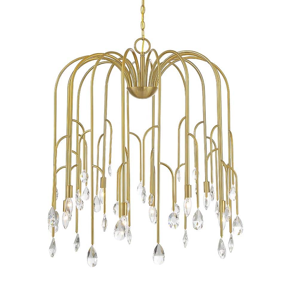 Savoy House 1-6688-8 Anholt 8 Light 32" Wide Crystal Abstract
