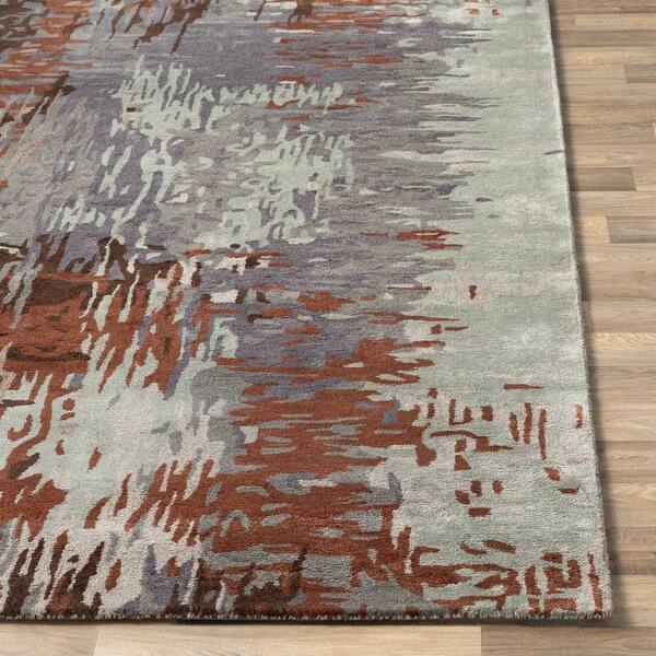 Shop Hand Tufted Lucas Abstract New Zealand Wool Area Rug