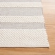 preview thumbnail 6 of 8, SAFAVIEH Handmade Natura Hinke Rustic Stripe Wool Rug