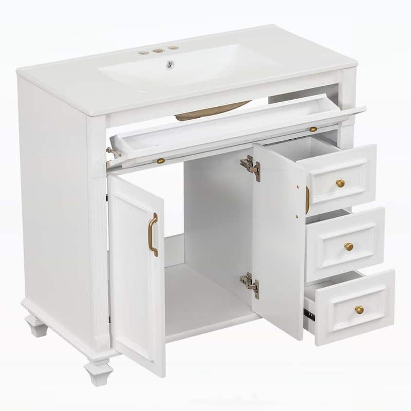 36" Bathroom Vanity with Sink
