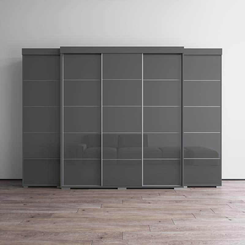 Aria 3D-EXEX Wardrobe - Grey
