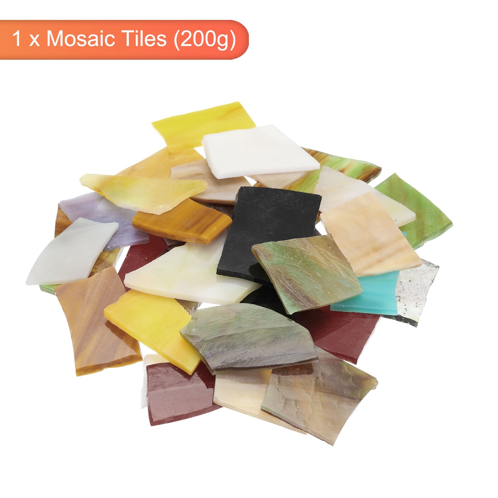 200g Mosaic Tiles Glass Mosaic Tiles Stained Mosaic Glass Pieces