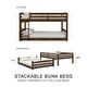 preview thumbnail 9 of 19, Avenue Greene Nola Full over Full Wood Bunk Bed