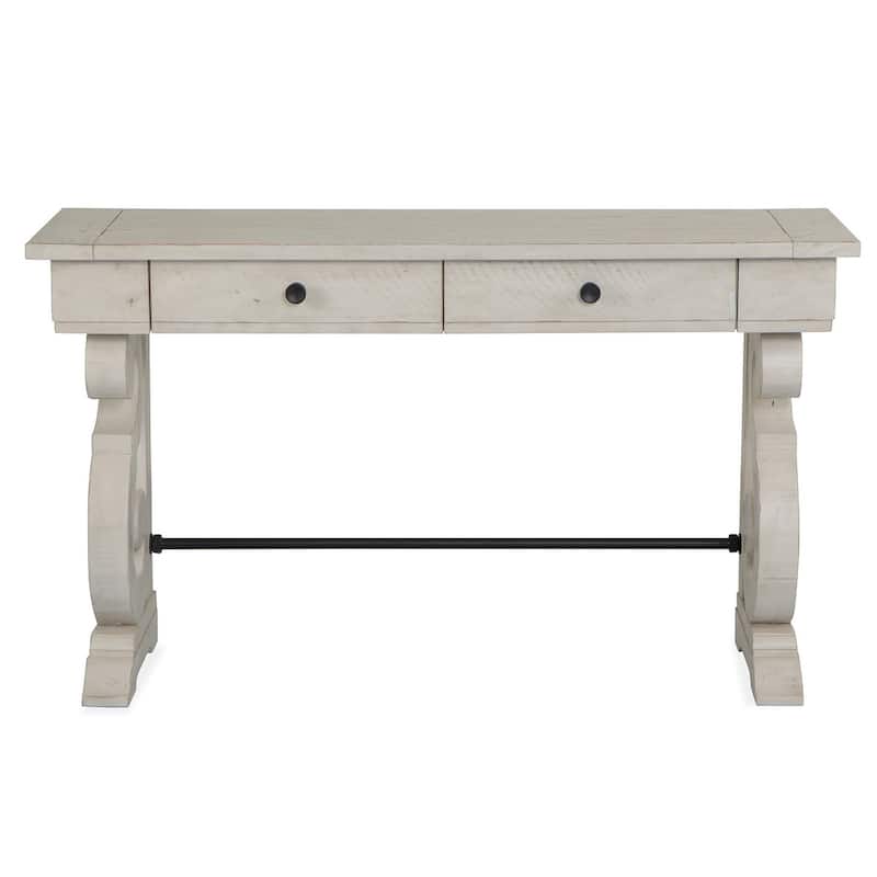 Magnussen Home Bronwyn Alabaster Rectangular Sofa Table - 50''W x 16''D x 29''H