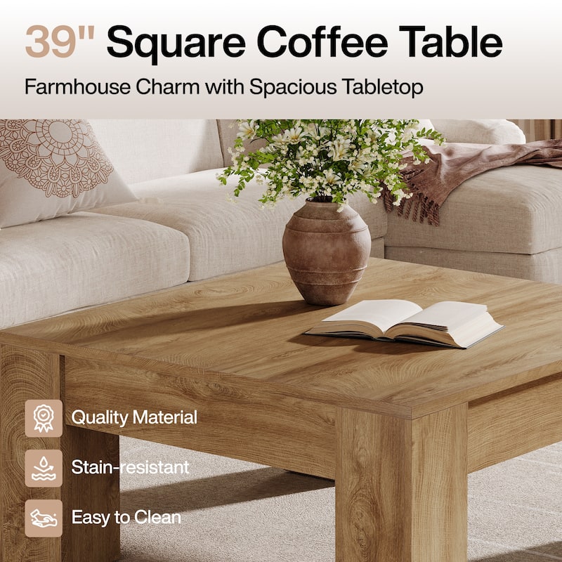 Wood Coffee Table, Tea Table, Living Room Sofa Accent Center Table