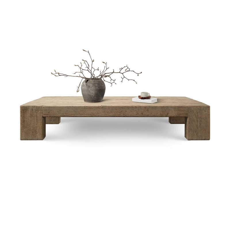 Ravello Extra Large Coffee Table 81Wx56Dx17H Weathered Gray
