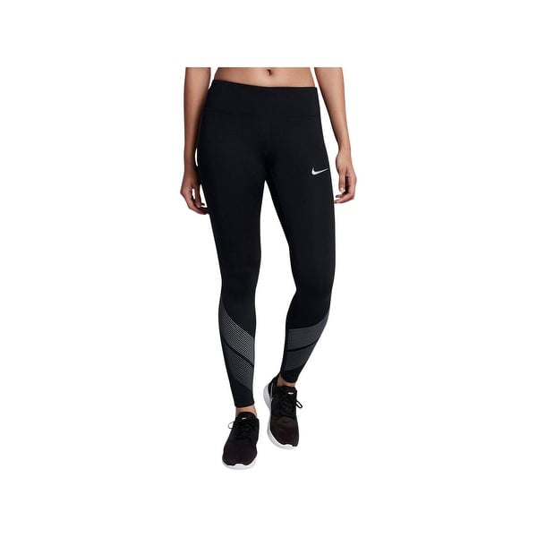 Nike Womens Athletic Leggings Printed Pull On