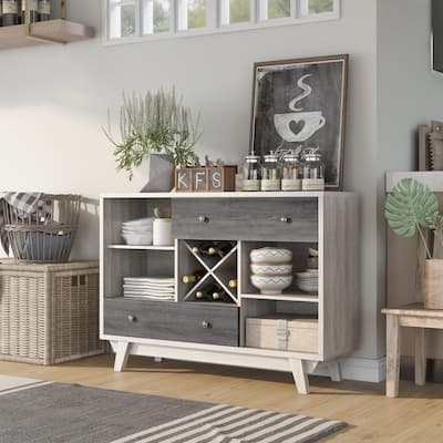 Furniture of America Darsan Mid-century Modern 2-drawer Buffet