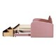 preview thumbnail 11 of 14, Velvet Twin Velvet Daybed with Trundle & 2 Drawers - Pink
