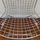 preview thumbnail 12 of 16, Mid Century Chrome Wire Dining Chair with Faux Leather Seat Pads