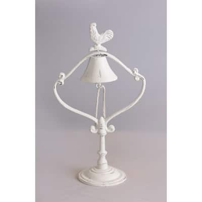 Cast Iron Rooster Bell 17.5"H -A