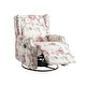 preview thumbnail 64 of 139, 29'' W Pattern Swivel Manual Push Back Recliner Chair Set of 2