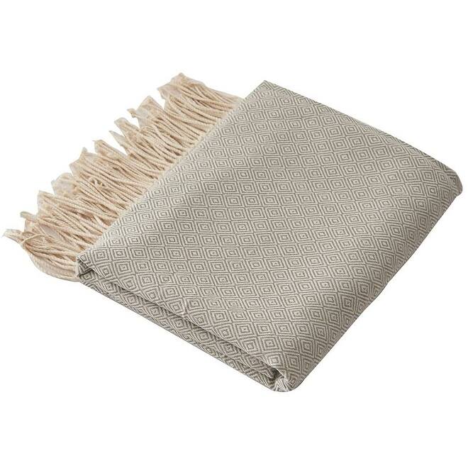 Mini Diamond Knit Throw Blanket for Chair, Couch On Sale Bed Bath