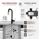 preview thumbnail 5 of 11, STYLISH Single Handle Touchless Pull Down Kitchen Faucet
