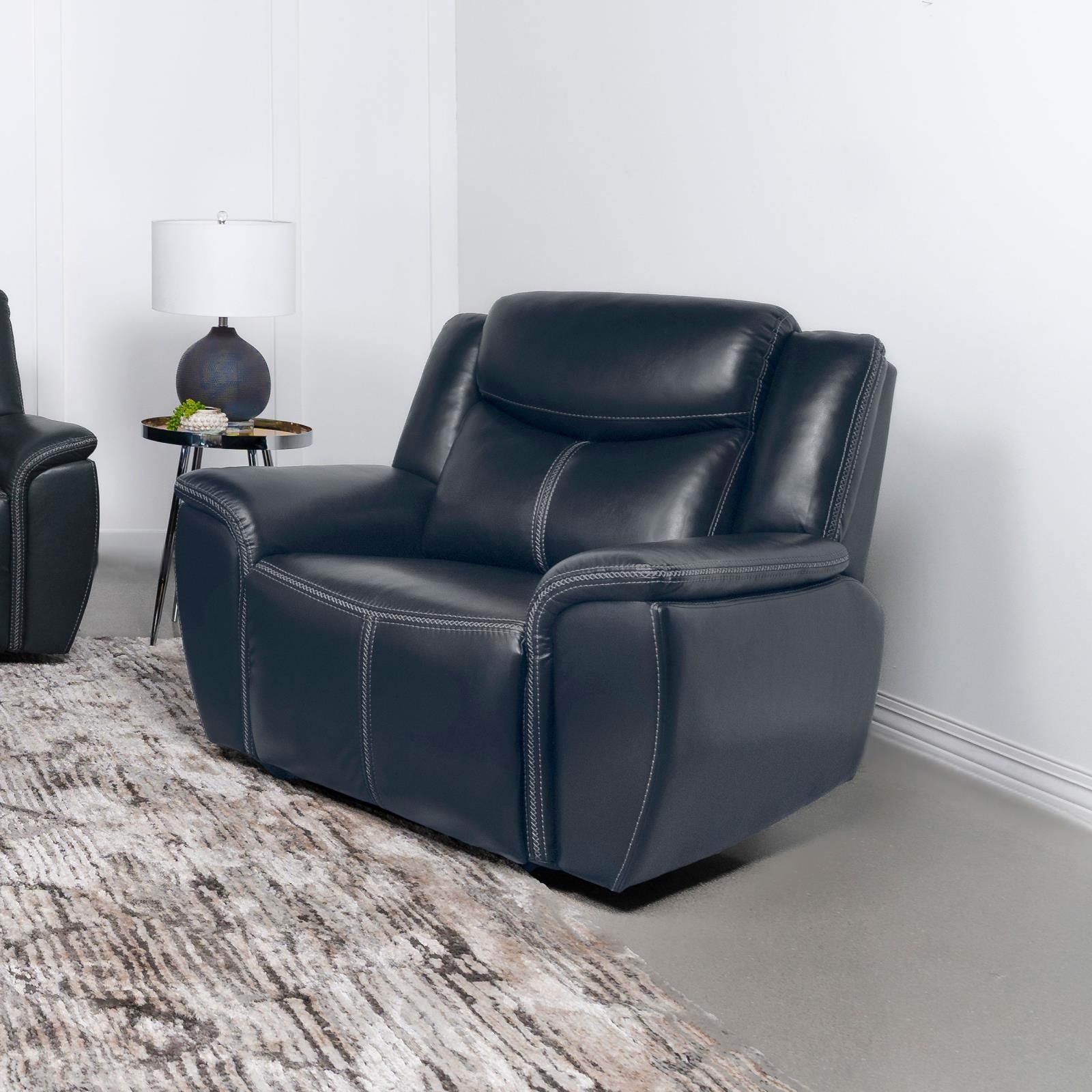 Stanwicke Blue Recliner Chair