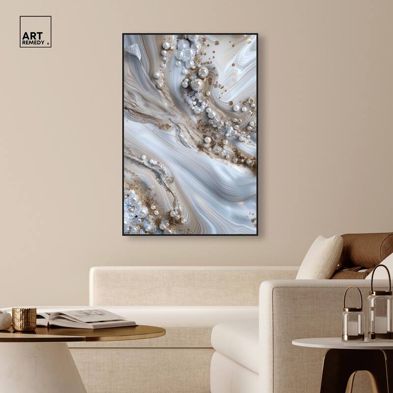 Effervescent Earth Canvas by Art Remedy