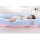 preview thumbnail 4 of 5, 55" Dual-Sided U-Shaped Pregnancy Pillow with Cooling Cover
