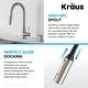 preview thumbnail 86 of 149, Kraus 2-Function 1-Handle 1-Hole Pulldown Sprayer Brass Kitchen Faucet