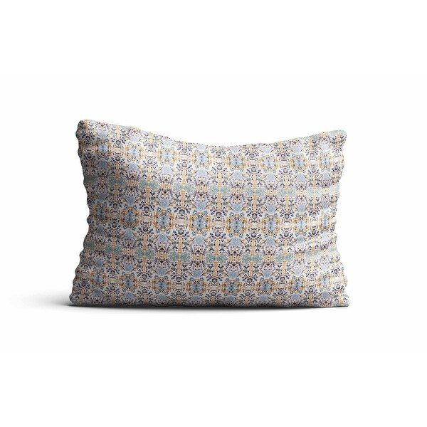 Shalimar Diamond Sham in Yellow, Green, White - Bed Bath