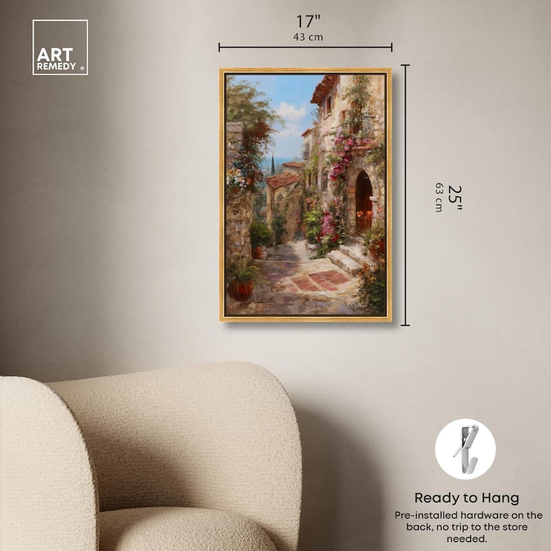 Mediterranean Charm I Canvas by Art Remedy