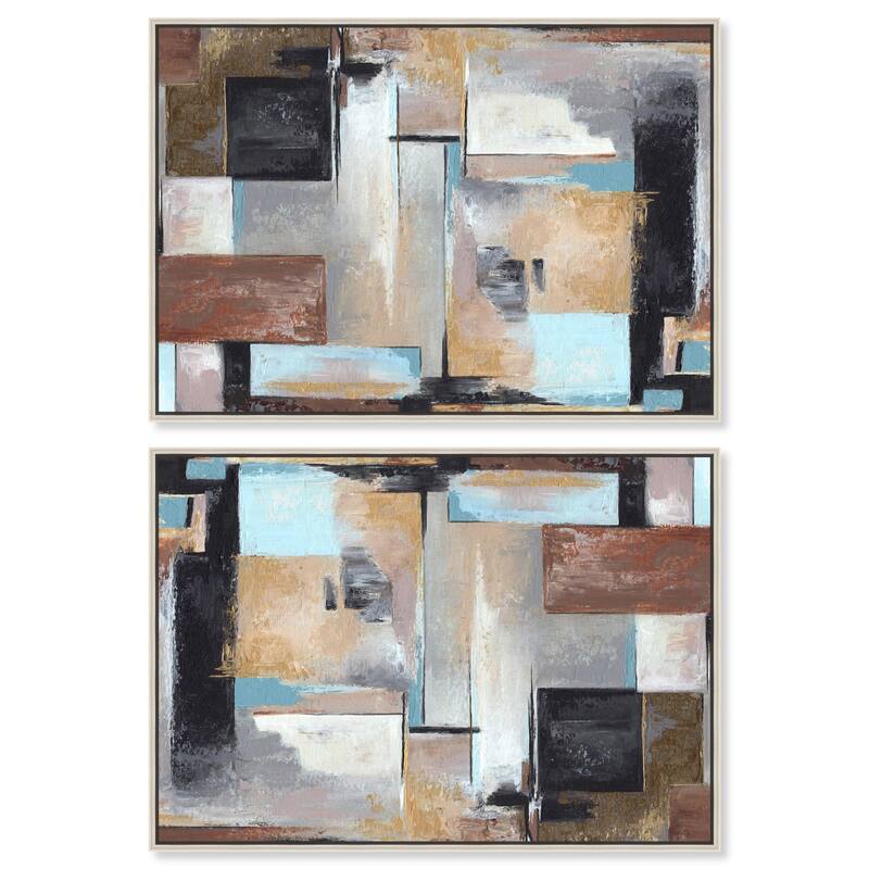 Cheetah and Sports Car Store Canvas by Art Remedy - 36" x 24" - Silver