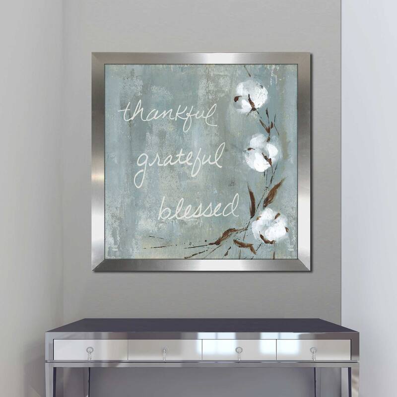 "Cotton Thankful" by Carol Robinson Print on Acrylic