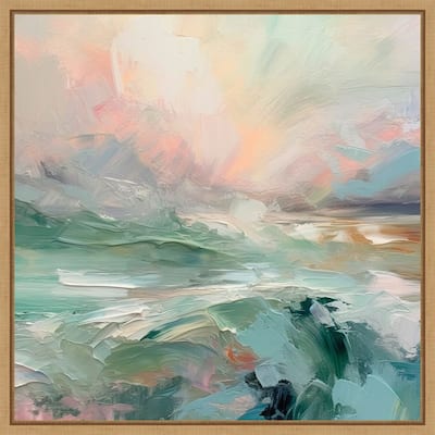 Pink Morning V by Irena Orlov Framed Canvas Wall Art