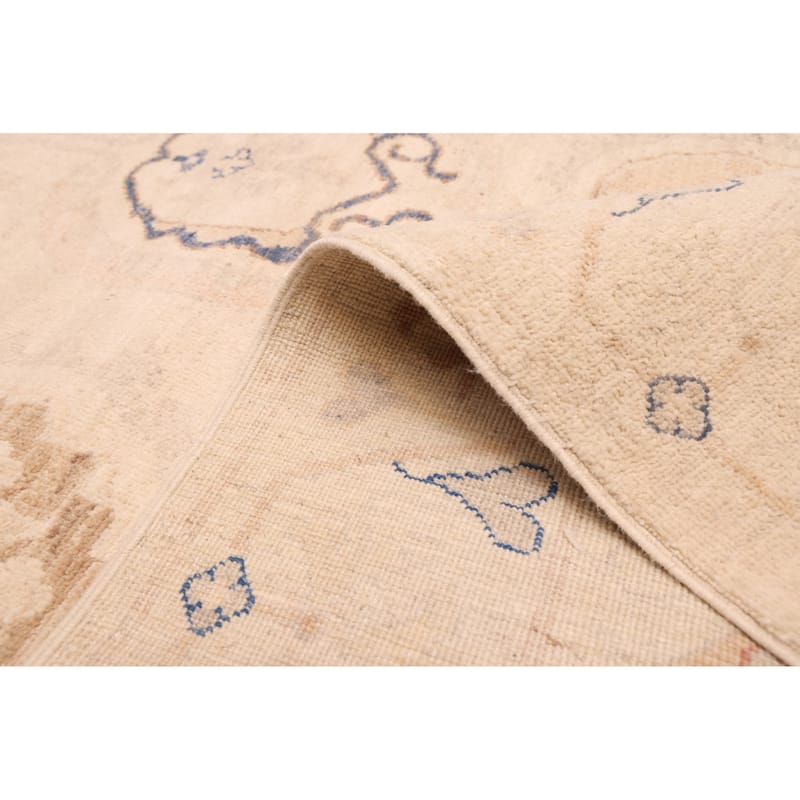 ECARPETGALLERY Hand-knotted Signature Collection Ivory Wool Rug - 9'11 x 14'1