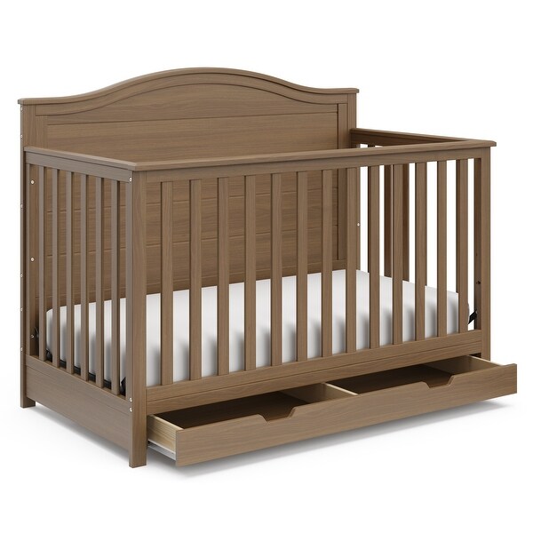 taylor walnut crib