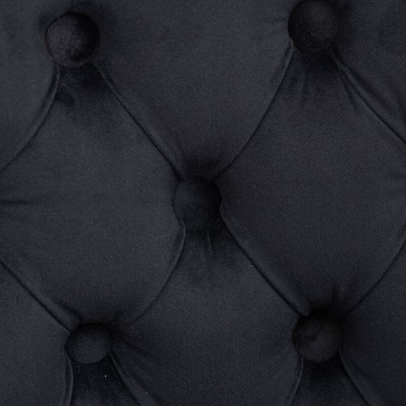 Roomfitters Swivel Velvet Bar Stools Set of 2, Button Tufted Upholstered Bar Chairs with Solid Wood Legs