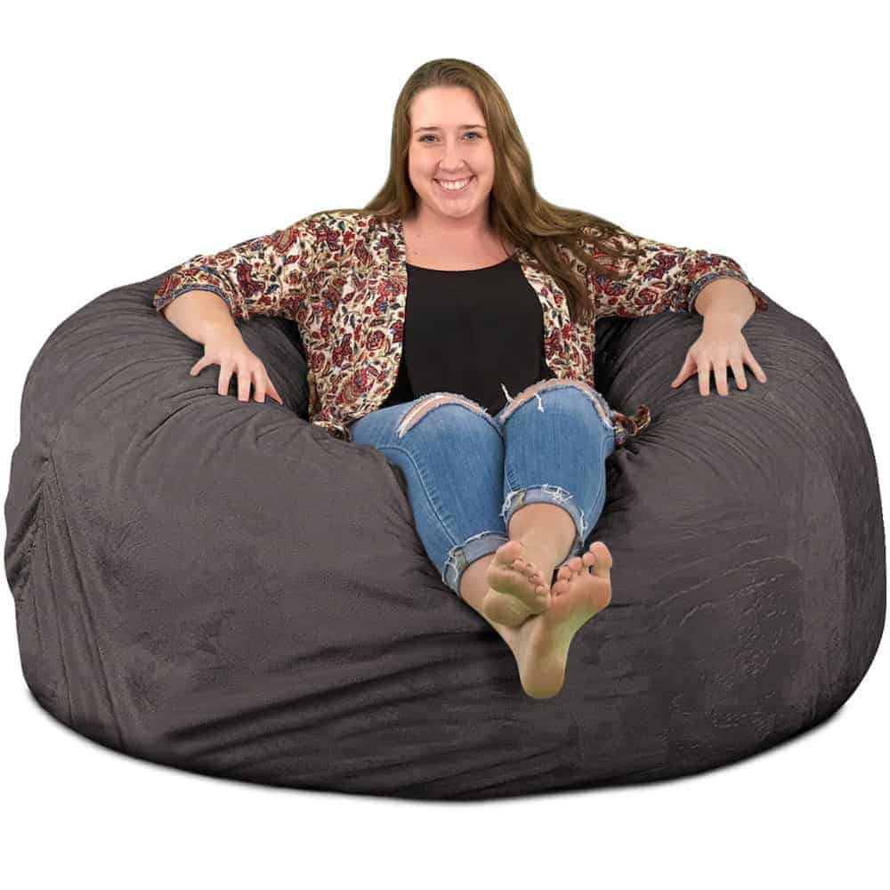 Ultimate Sack 5 ft. Bean Bag Chair in multiple colors Giant Foam