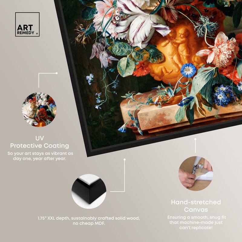 Bouquet of Flowers (1724) Canvas by Art Remedy