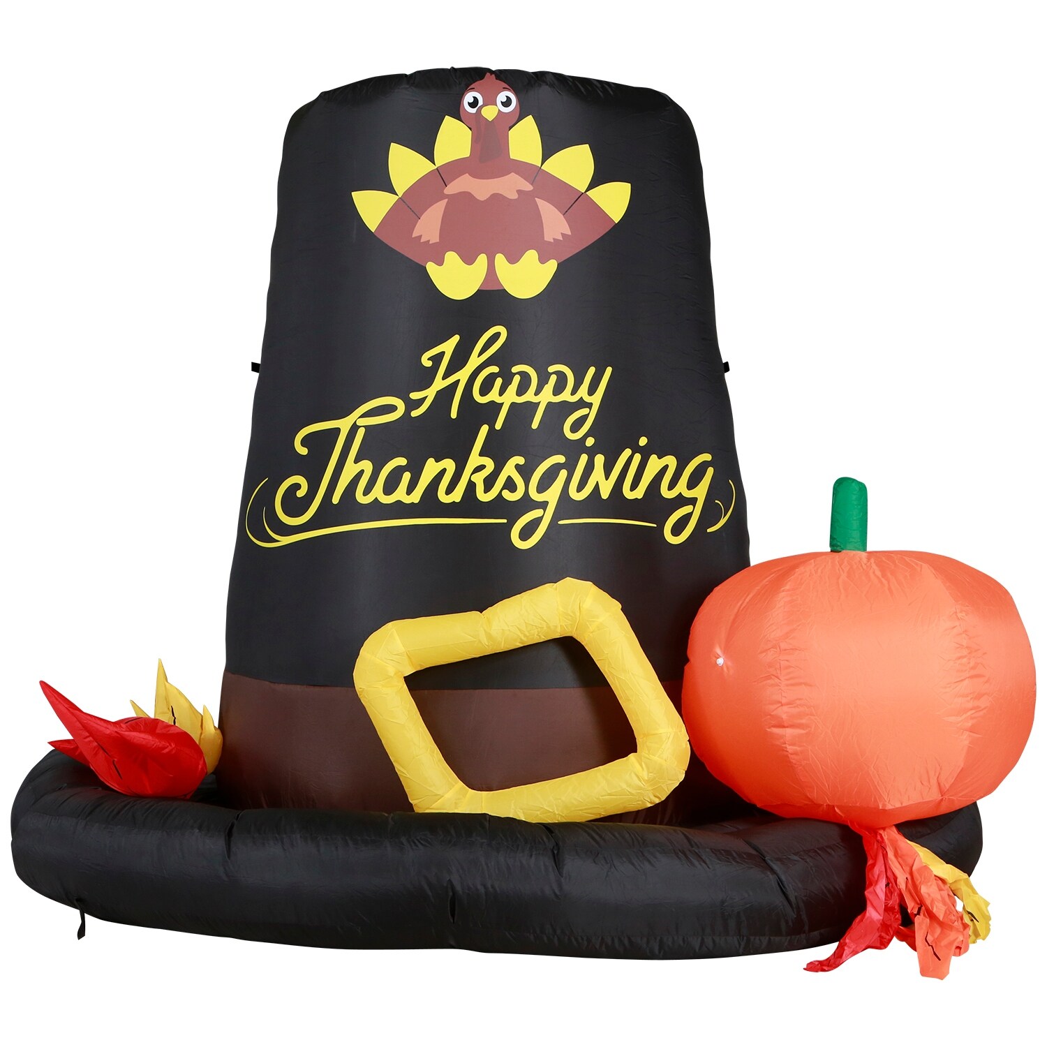 Shop Holidayana 6 Ft Tall Inflatable Thanksgiving Pilgrim Hat