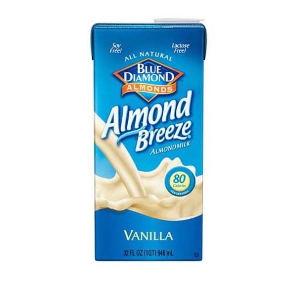 Almond Breeze Almond Milk -Vanilla - Case of 12 - 32 fl oz