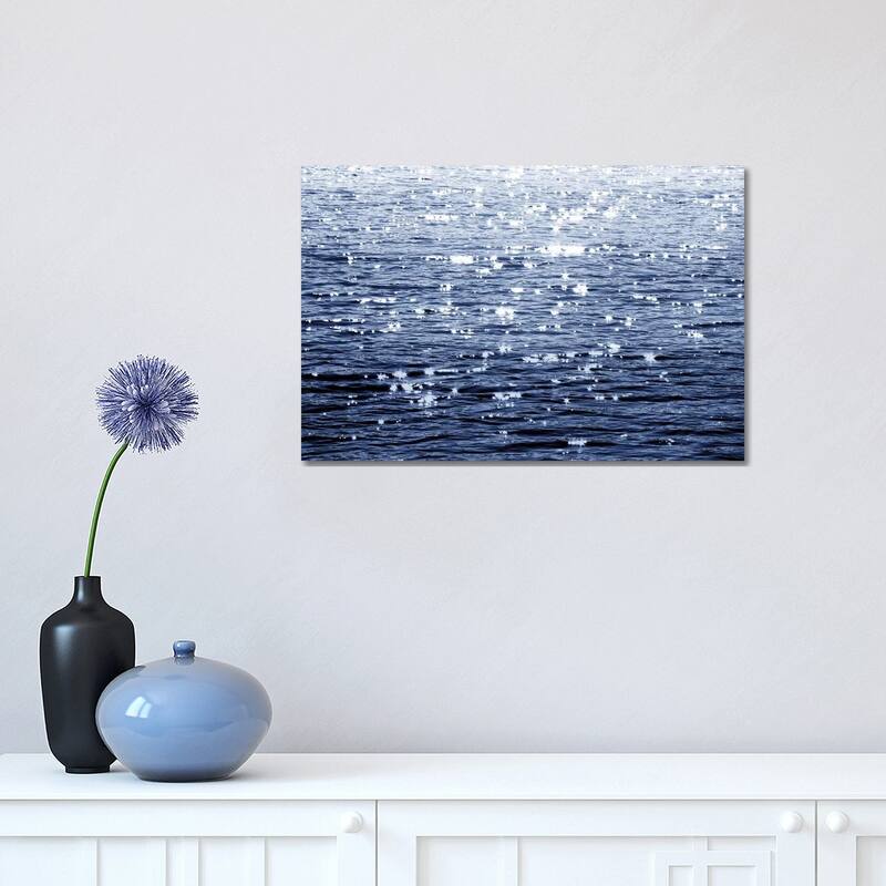 iCanvas "Sunlit Sea Indigo" by Maggie Olsen Canvas Print - 12x18x1.5