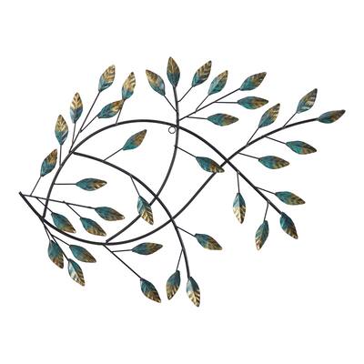 18" x 22" Scattered Leaves & Vine Wall Decor