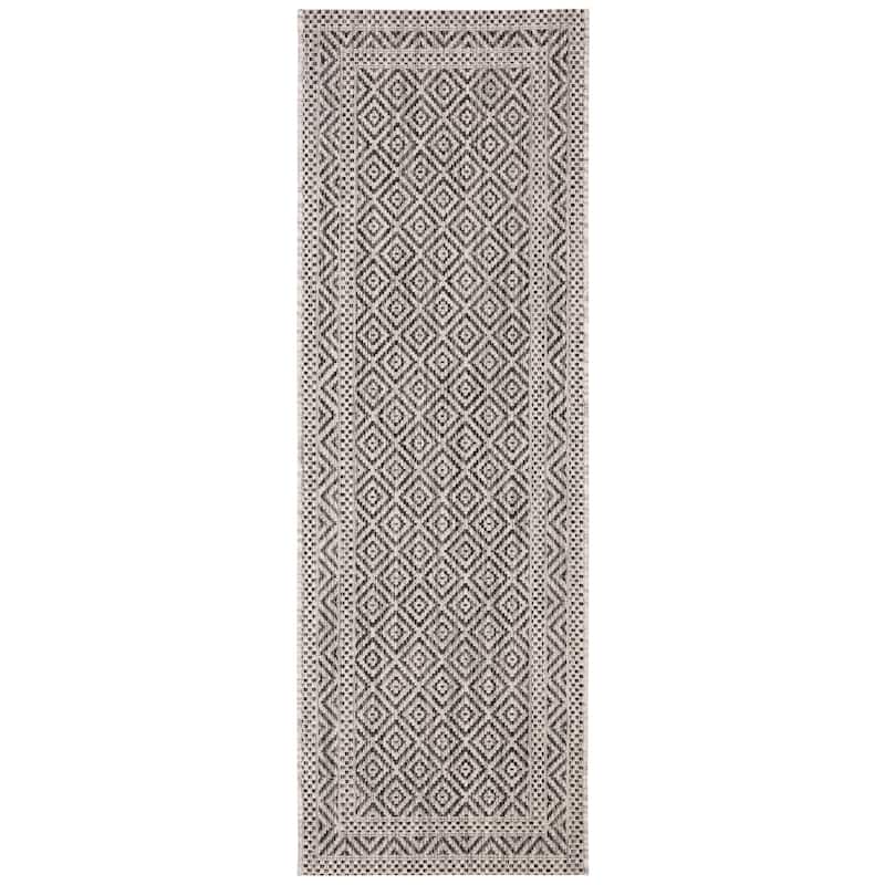 SAFAVIEH Courtyard Shari Indoor/ Outdoor Waterproof Patio Backyard Rug