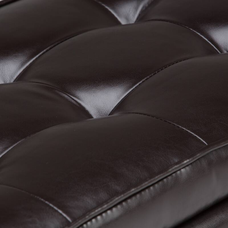 Modern Storage Ottoman Bench with Open Bottom