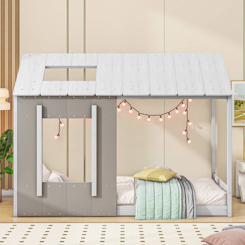 House Platform with Roof and Window
