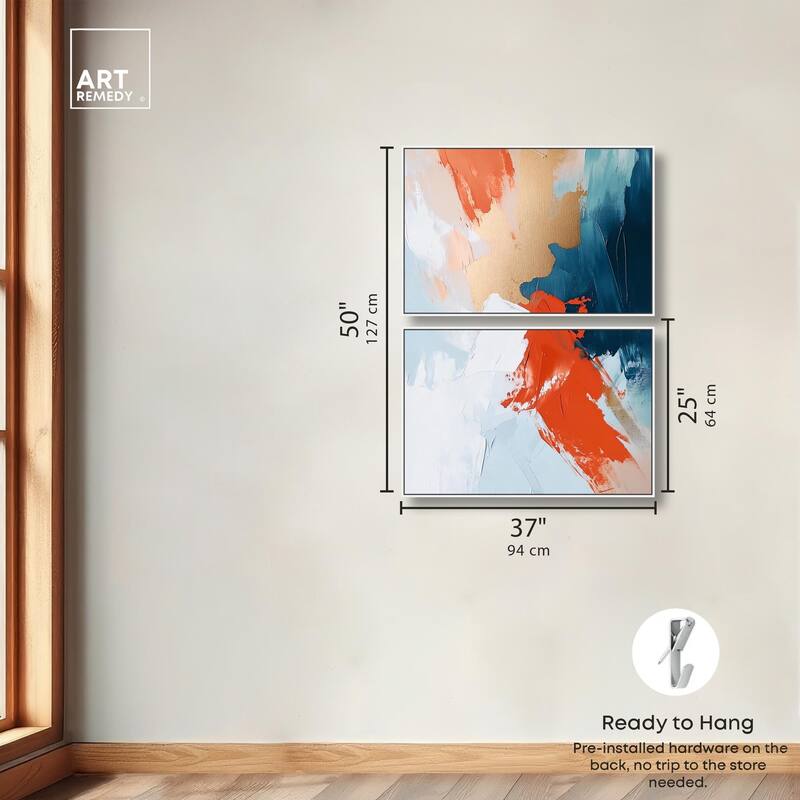 Bold and Bright III Canvas Set of 2 by Art Remedy
