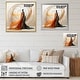 preview thumbnail 4 of 11, Designart "Abstract Contemporary African Dancer I" African American Woman Framed Wall Art Living Room