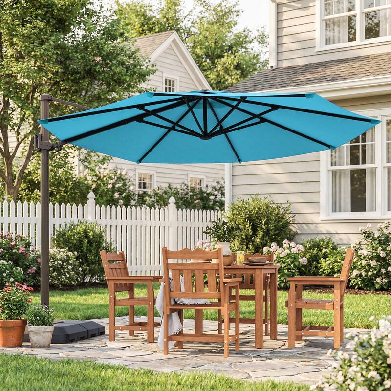 Sonkuki Outdoor 10FT Patio umbrella for Garden - Lake Blue