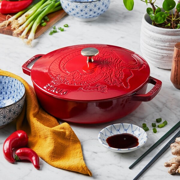 Staub Cast Iron 2.5-qt Braiser with Dragon Lid - Bed Bath & Beyond
