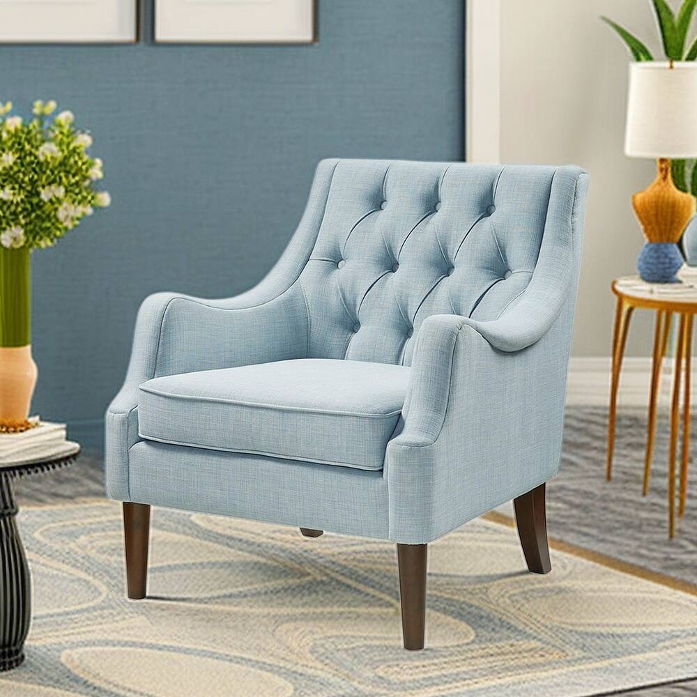 Modern Button Tufted Accent Chair