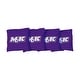 preview thumbnail 1 of 1, McKendree Bearcats Purple Cornhole Bags All-Weather Resin Filled
